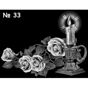 Цветы и свечи №33